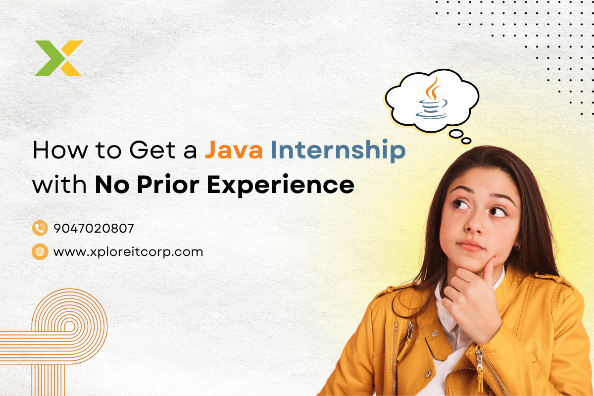 how to get a Java internship with no prior experience