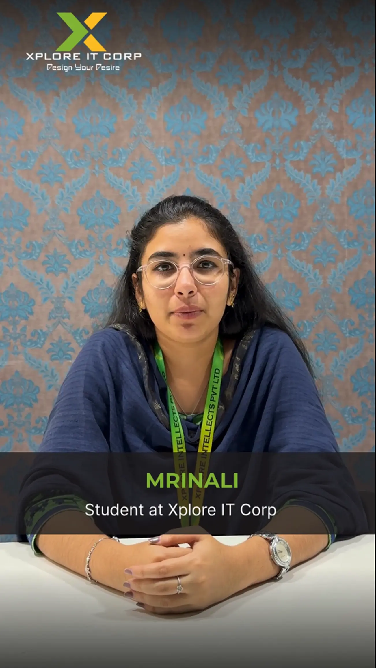 Student testimonial video