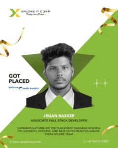 Jegan - Associate fullstack developer